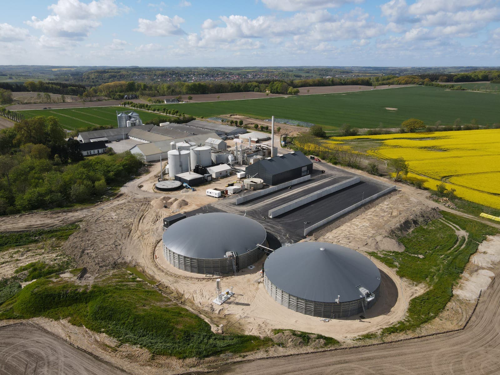 Bosch Beton sleufsilo voor OL Biogas in Langå (Denemarken)