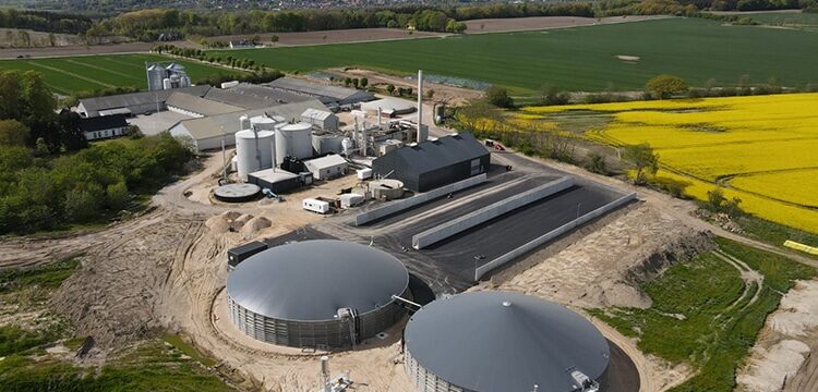 Bosch Beton - Keerwanden voor Deense biogasinstallatie OL Biogas in Langå