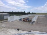 Bosch Beton sleufsilo voor biogas-plant in Dartford (Kent) in Verenigd Koninkrijk