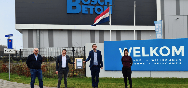 Bosch Beton Uitreiking BREEAM Outstanding Certificaat