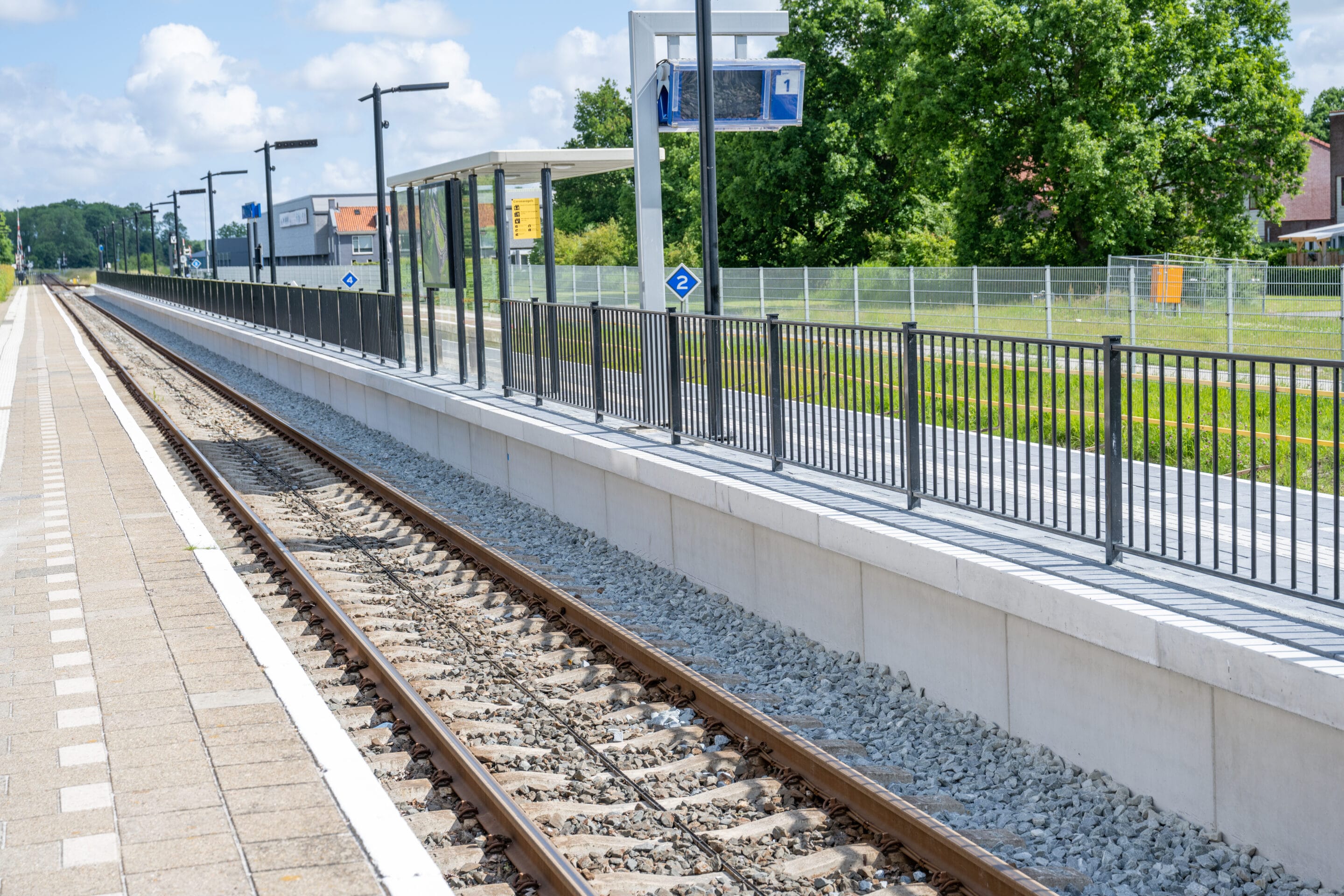 Bosch Beton - Duurzame perronwanden in Baflo (Groningen)