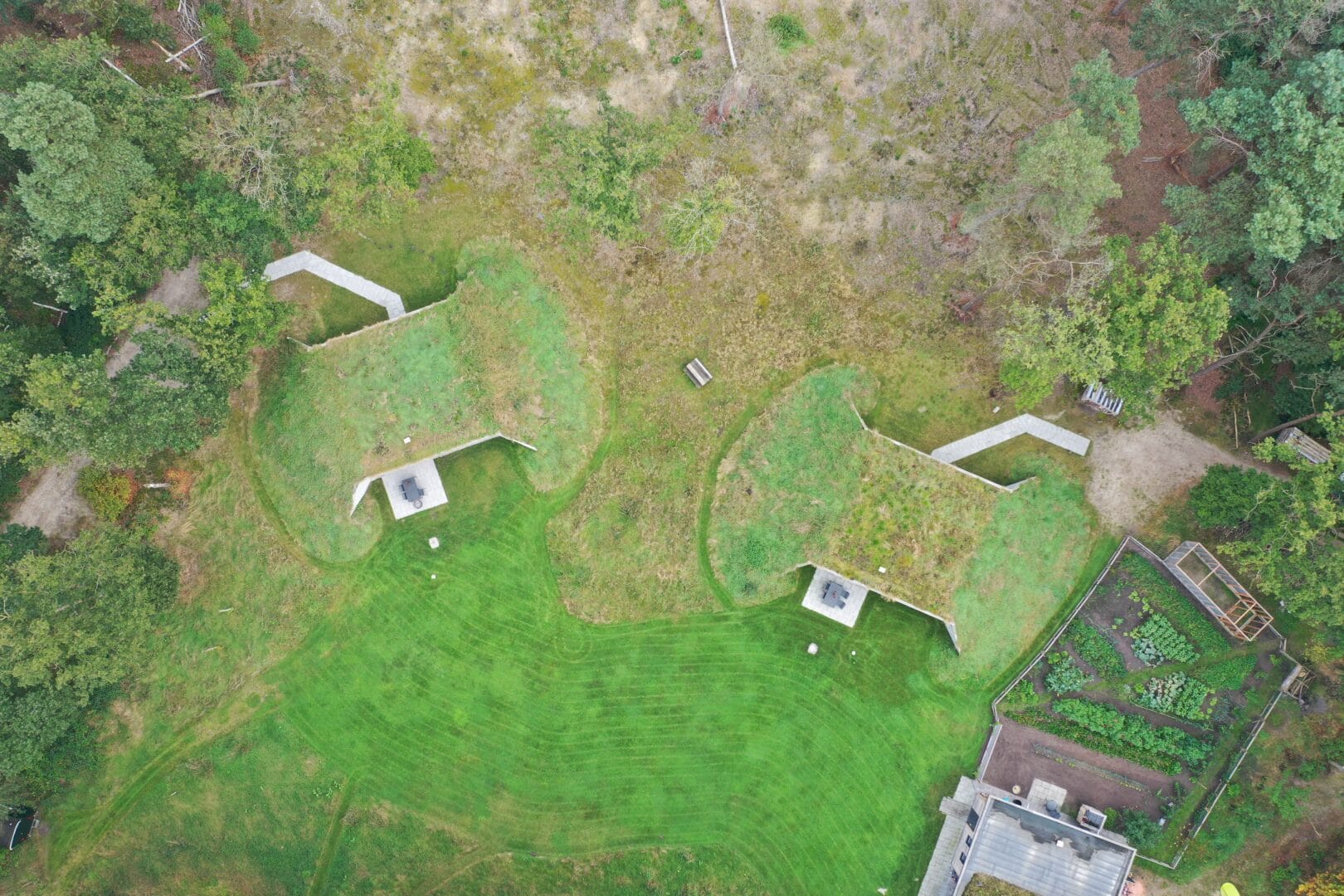 Bosch Beton - 'In de Heuvelrug' duurzame vakantiewoningen van keerwanden in Hellendoorn