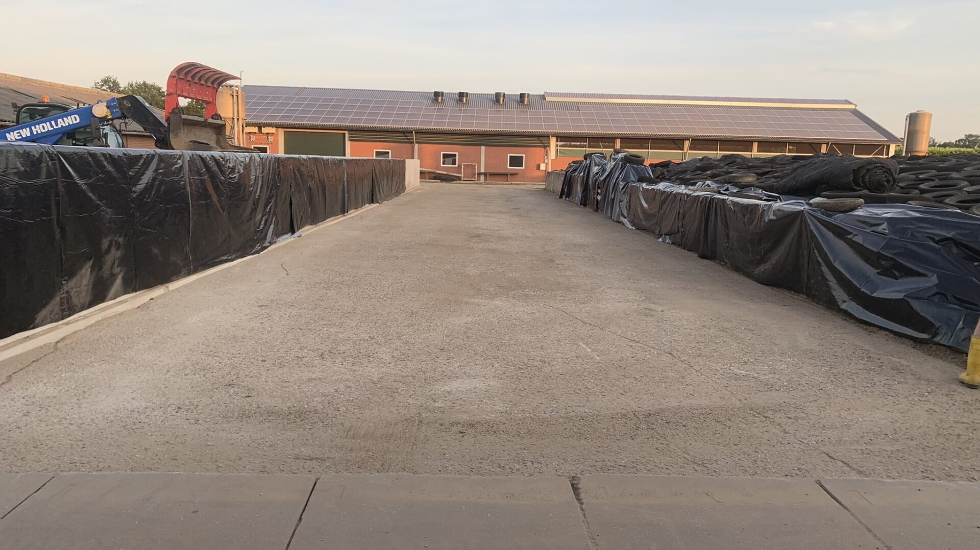 Bosch Beton - Sleufsilo's op geitenbedrijf van familie Krekels in Baexem (Limburg)