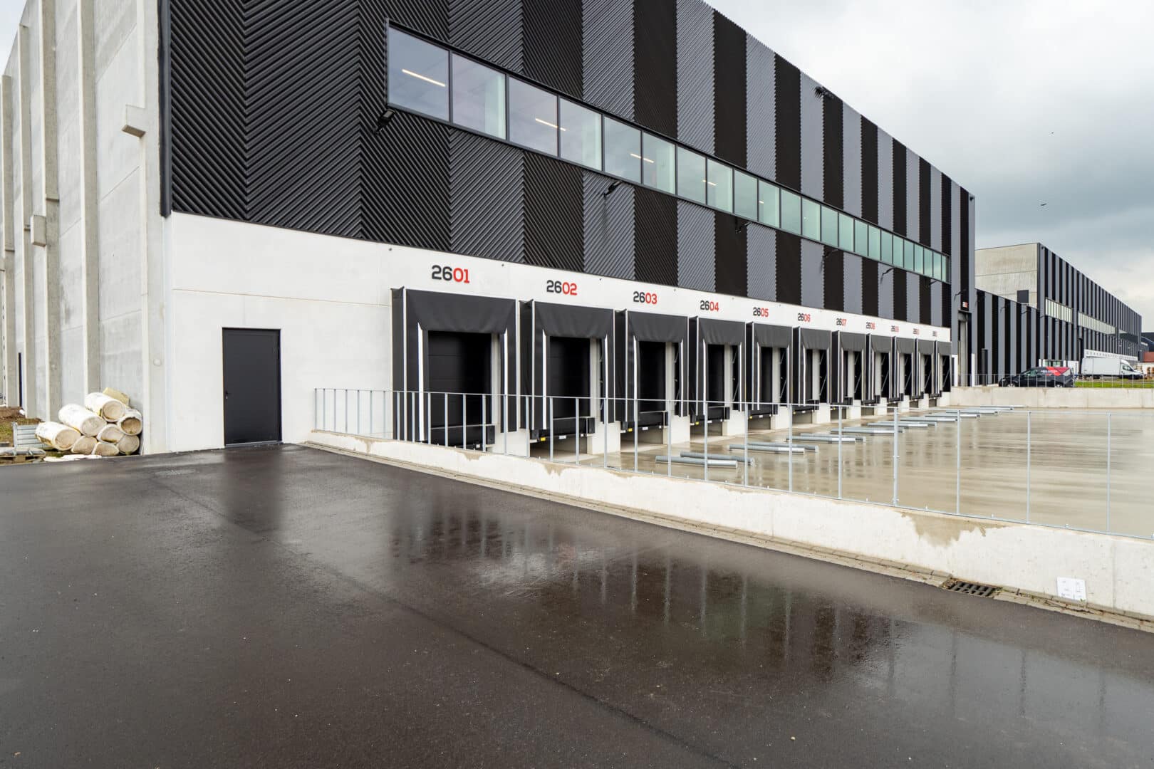 Bosch Beton keerwanden bij XL Distributiecentrum Heylen in Almelo