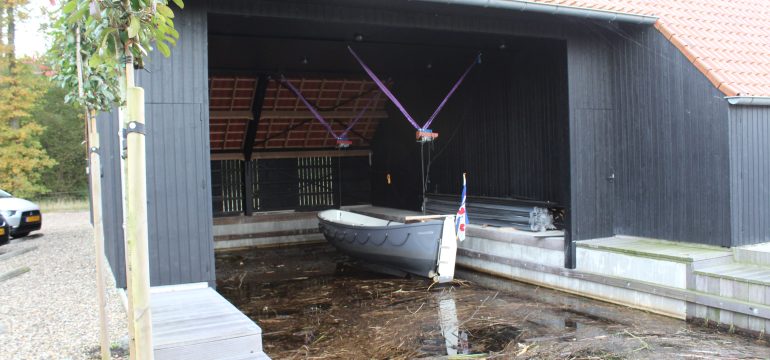 Bosch Beton - Boothuis van keerwanden bij B&B in Heerenveen