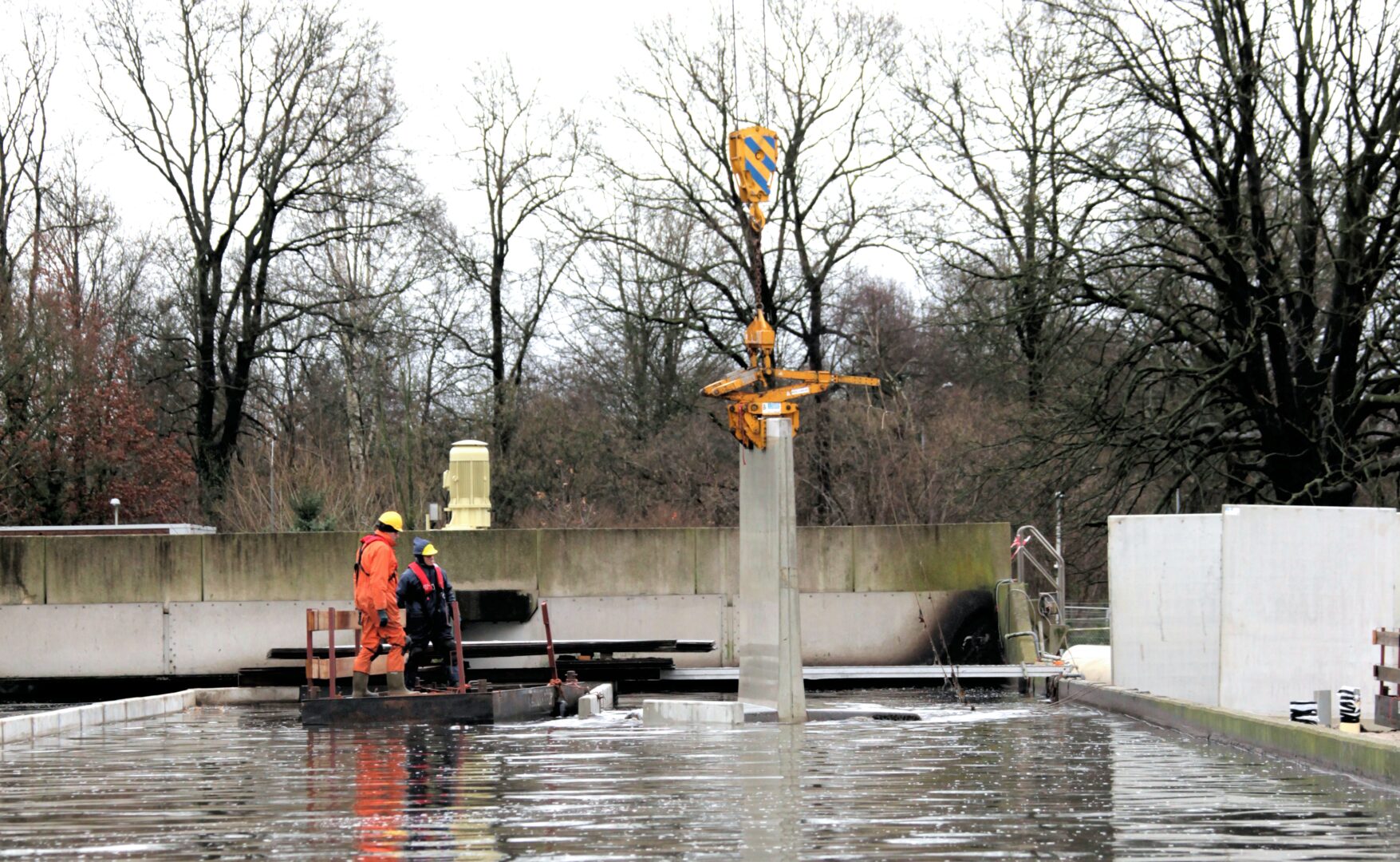 Bosch Beton - Innovatieve oplossing onder water voor rwzi De Sumpel in Almelo
