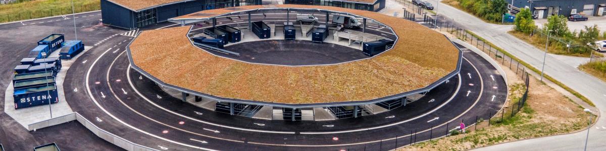 Keerwanden van Bosch Beton vormen de basis voor Deens recyclingstation
